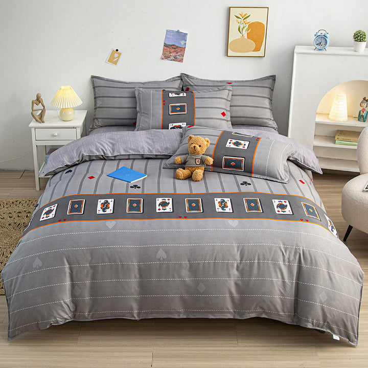 Floral Pattern Decorative Bedding Set