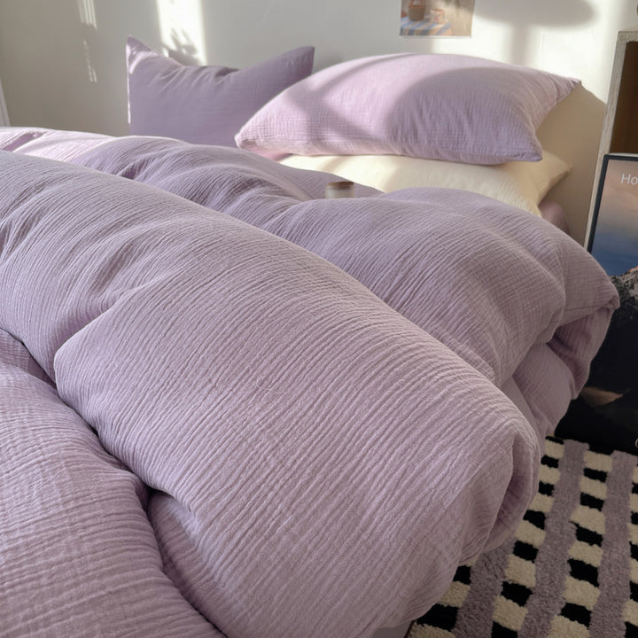 Ultra Soft Textured Duvet Cover Set