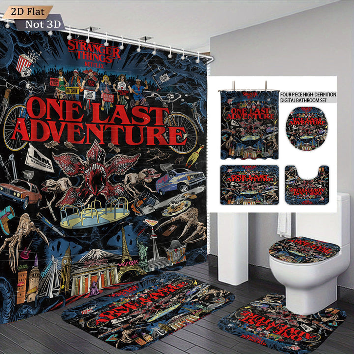 Stranger Things Adventure-Themed Digital Bathroom Set Stornfield