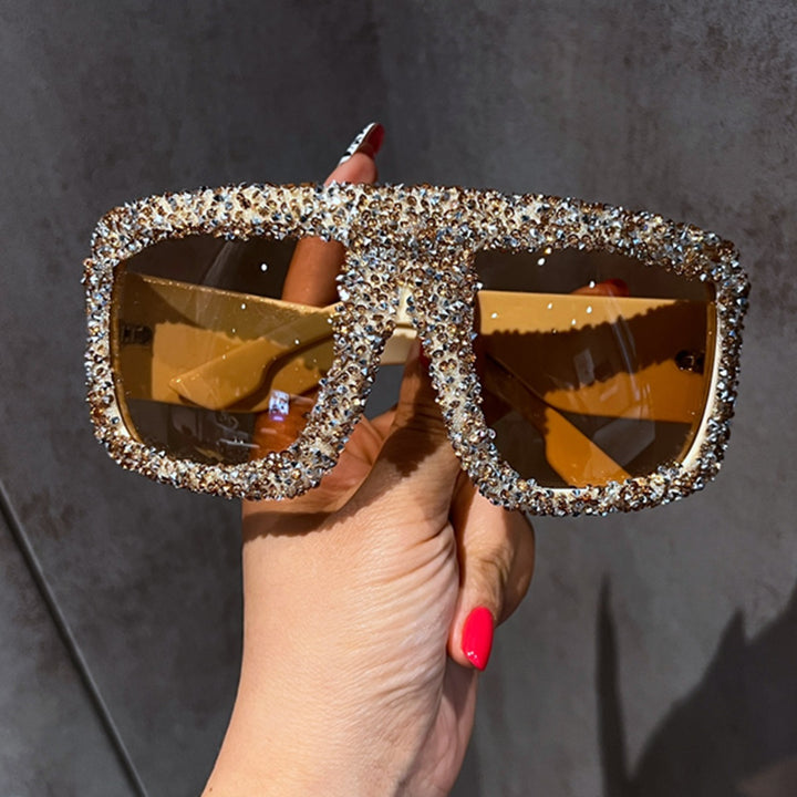 Ladies extravagant crystal sunglasses Stornfield