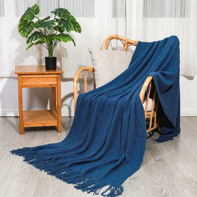 Cozy Knitted Throw