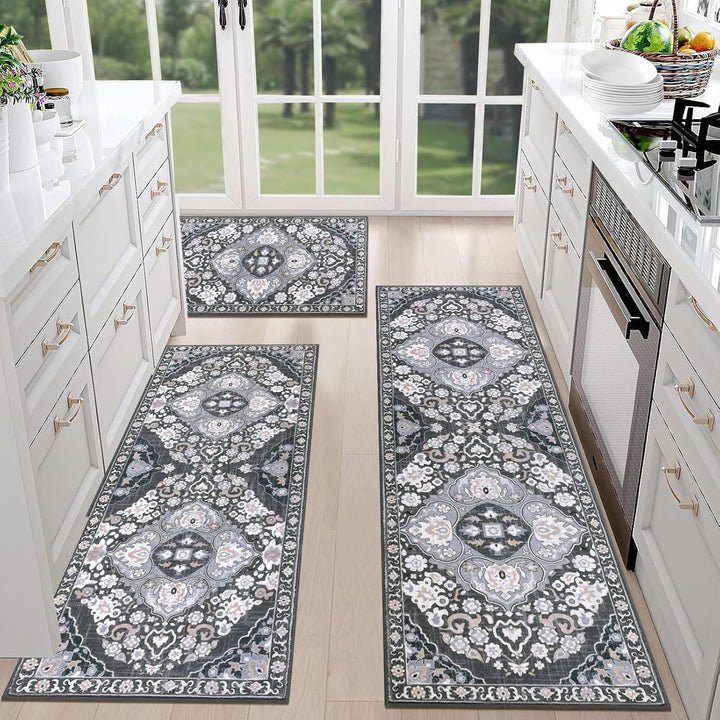 Vintage-Inspired Persian Kitchen Runner Mat