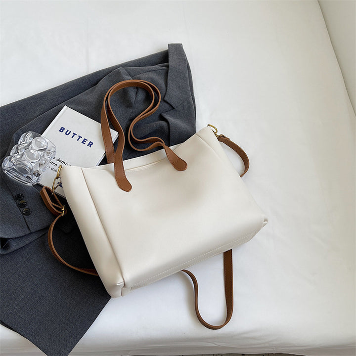 Spacious Soft Leather Tote Bag Stornfield