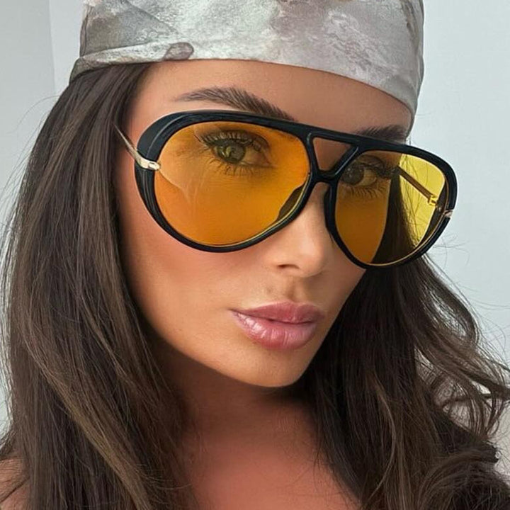 Women's fashionable large sunglasses with elegant frame and protective lenses Stornfield