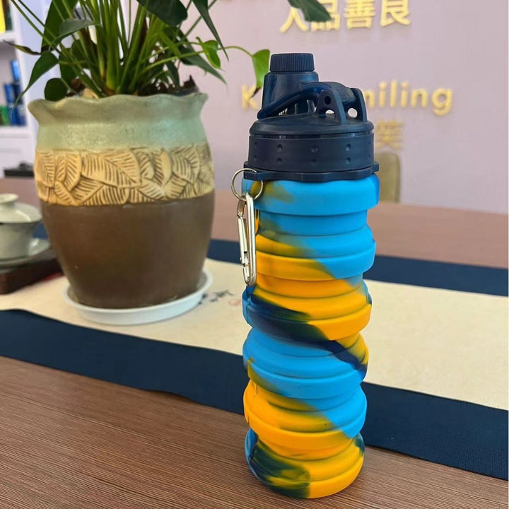 Unisex Collapsible Sports Water Bottle with Carabiner Stornfield