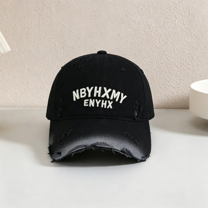 Men's Casual Distressed Textured Baseball Cap Stornfield