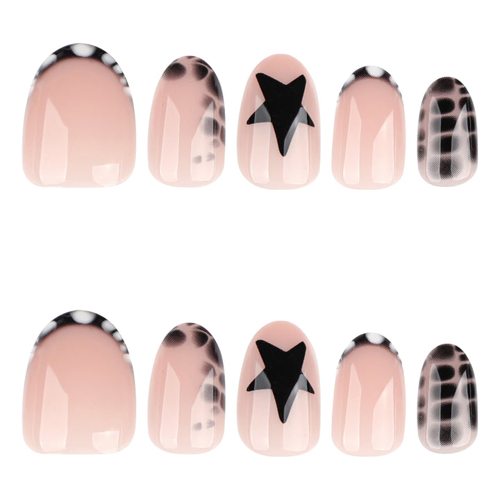 Creative nail art with shimmering star motifs Stornfield