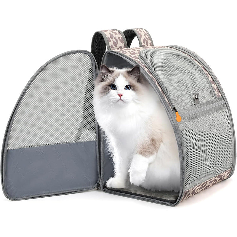 Pet Backpack with Breathable Mesh Inserts Stornfield