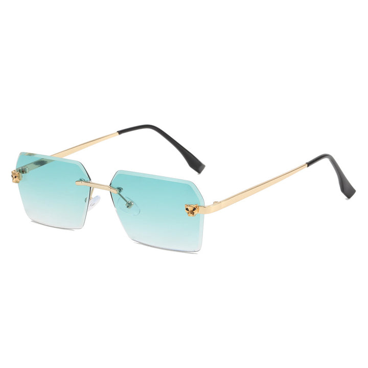 Women's fashionable square sunglasses with elegant metal frame Stornfield