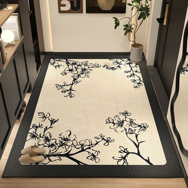 Floral Pattern Decorative Area Rug