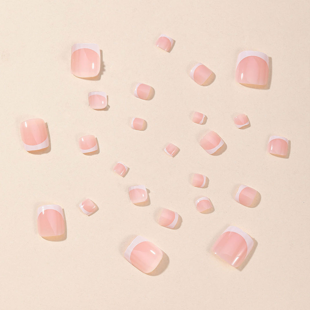 French Tip Gel Nail Art Stornfield