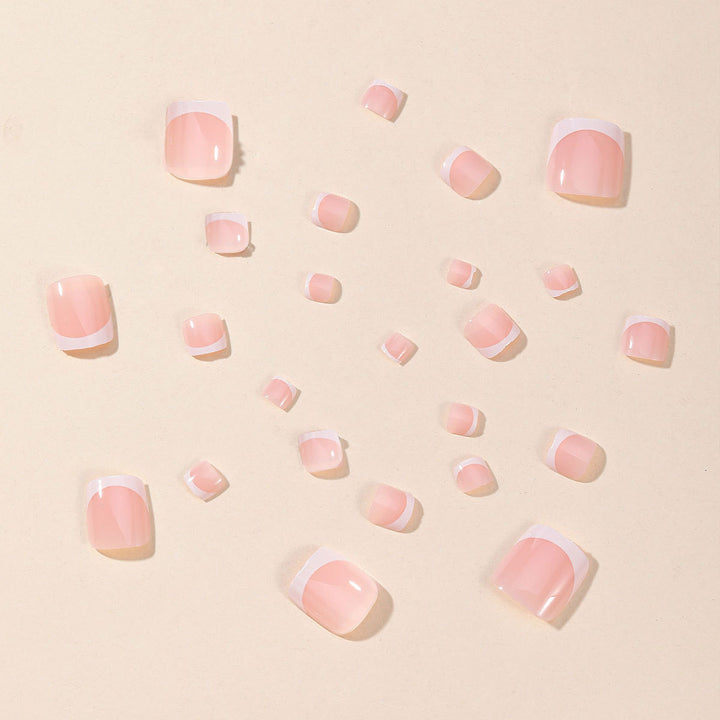 French Tip Gel Nail Art Stornfield