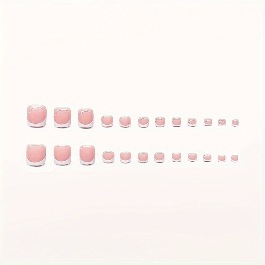 Artistic Dual Design Press-On Nail Set Stornfield