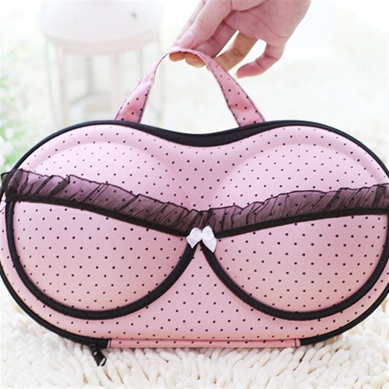 Stylish Dot Patterned Makeup Organizer Stornfield