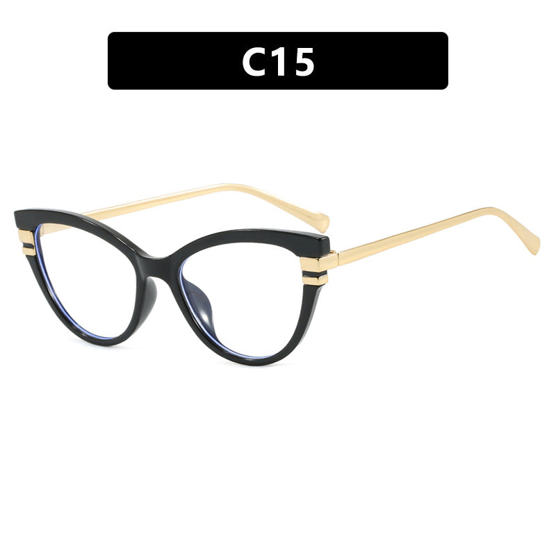 Ladies Cat-Eye Sunglasses with Elegant Metal Accents Stornfield