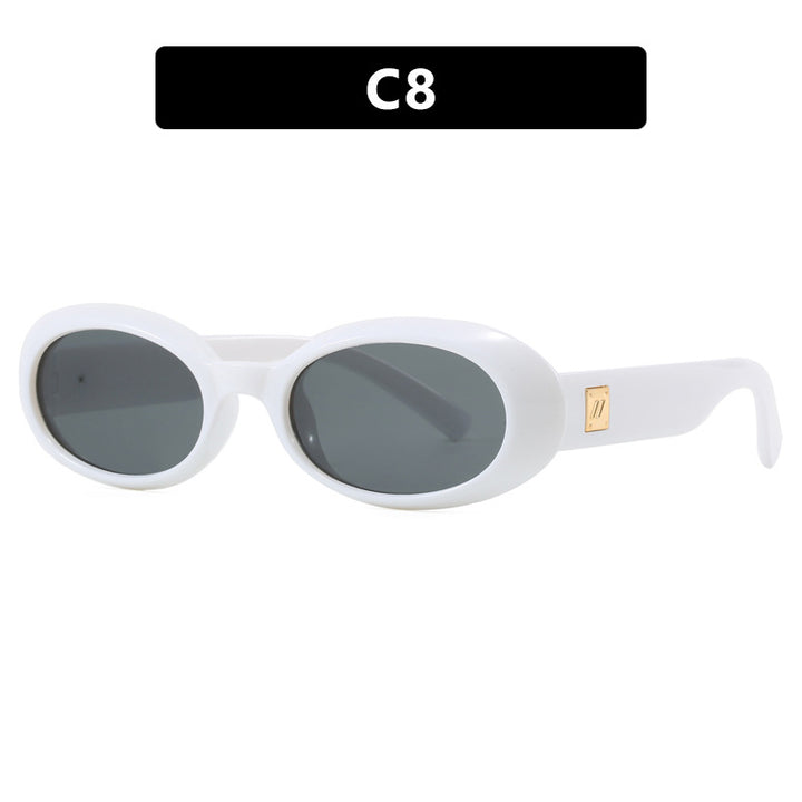Ladies exclusive sunglasses in elegant oval design Stornfield