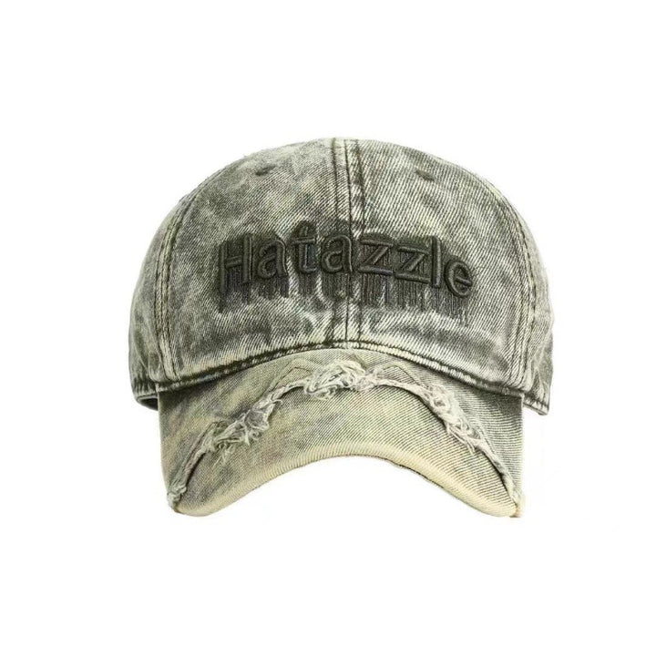 Men's Distressed Denim Baseball Cap Stornfield 1784270737