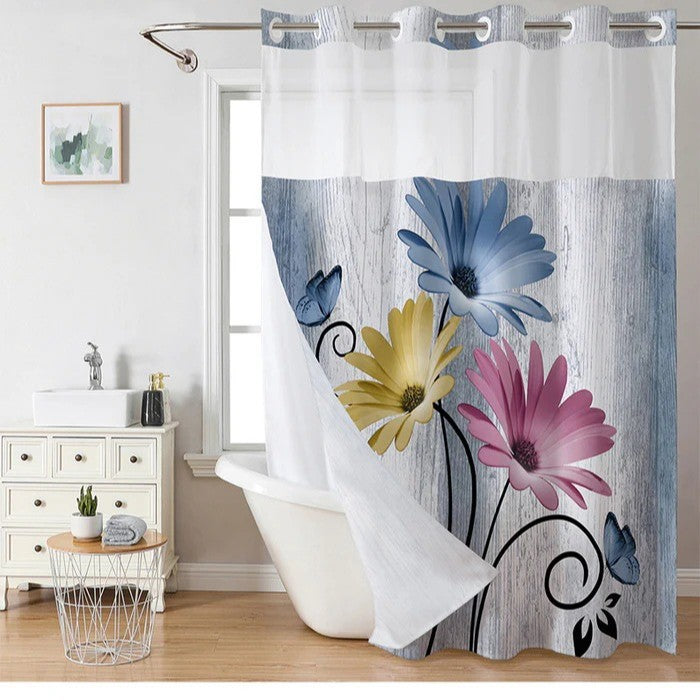 Artistic Floral Shower Curtain Stornfield