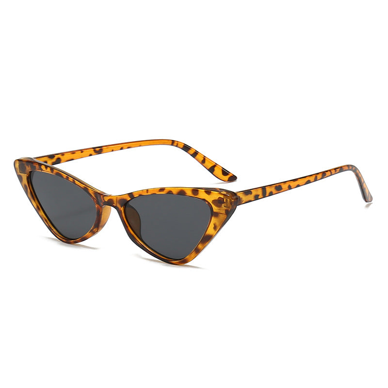 Women's Stylish Cat-Eye Sunglasses with Glossy Plastic Frame Stornfield