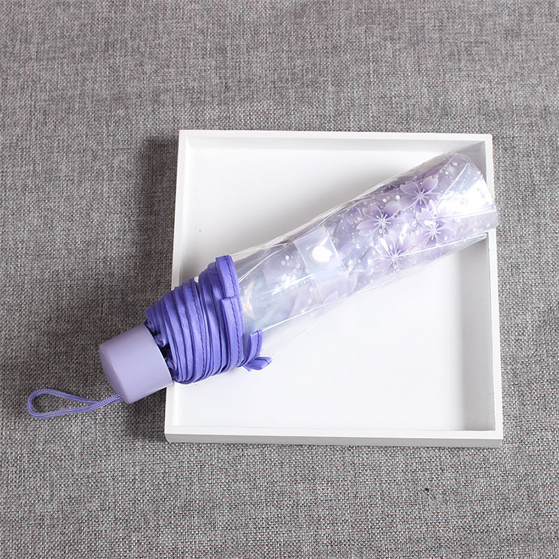 Women's elegant and portable umbrella with floral design Stornfield
