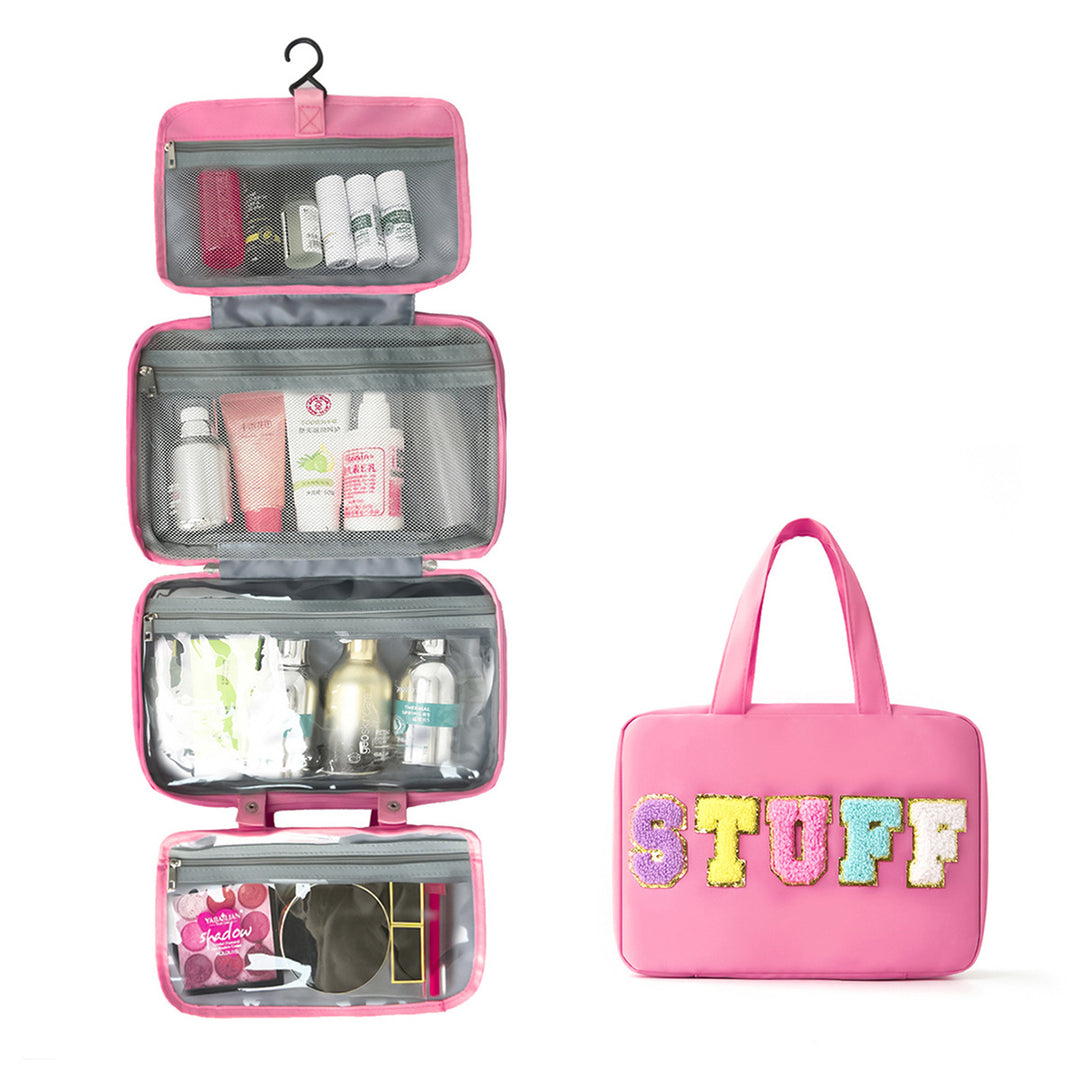 Multifunctional Cosmetic Organizer Bag with Hanging Design Stornfield