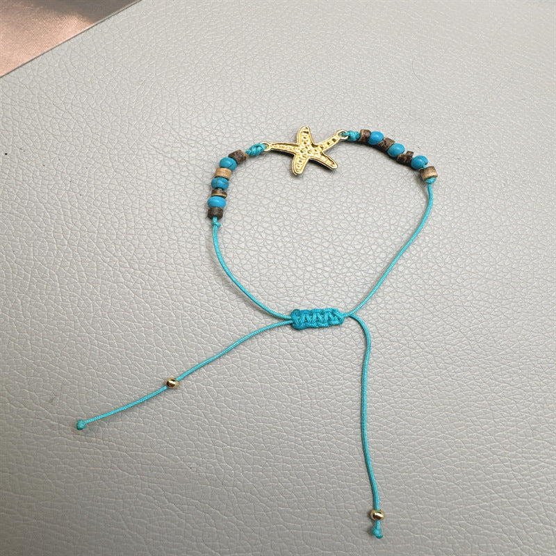 Nautical-Themed Adjustable Friendship Bracelet Stornfield