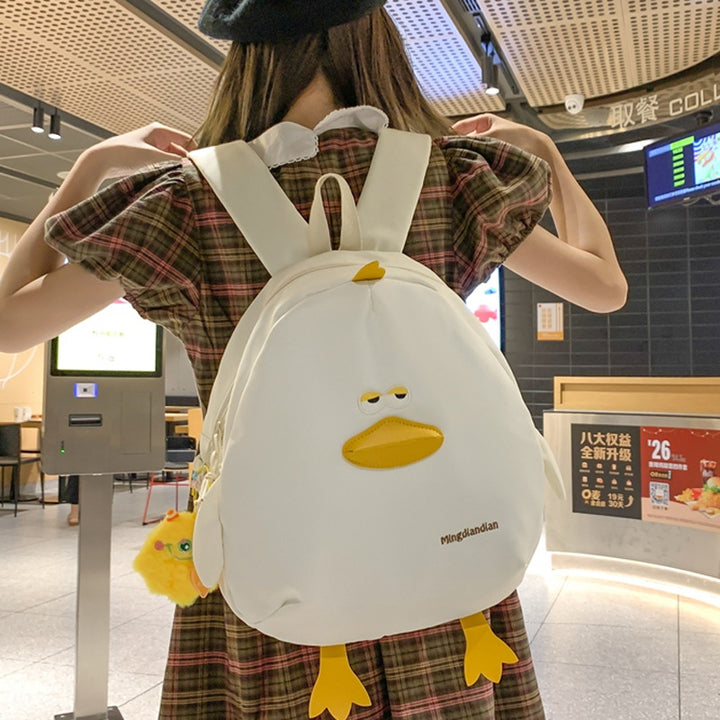 Cartoon Duck-Shaped School Backpack Stornfield
