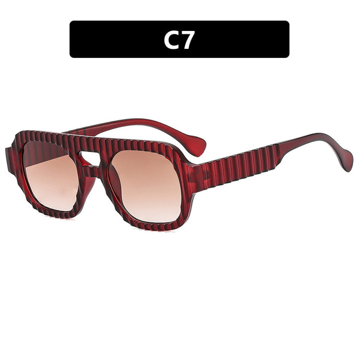 Women's geometric sunglasses with sophisticated structural design Stornfield