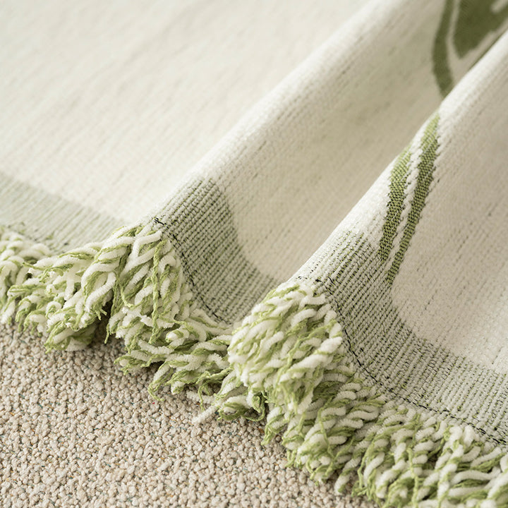 Elegant Flower Pattern Throw Blanket