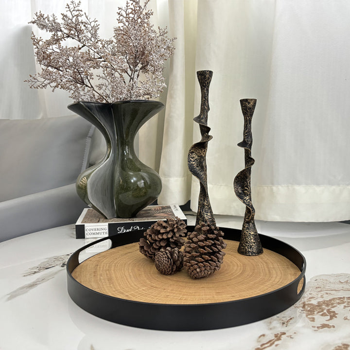 Decorative Wooden Serving Tray