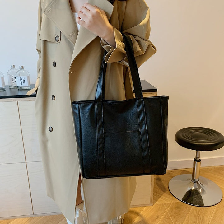 Classic Faux Leather Tote Bag Stornfield