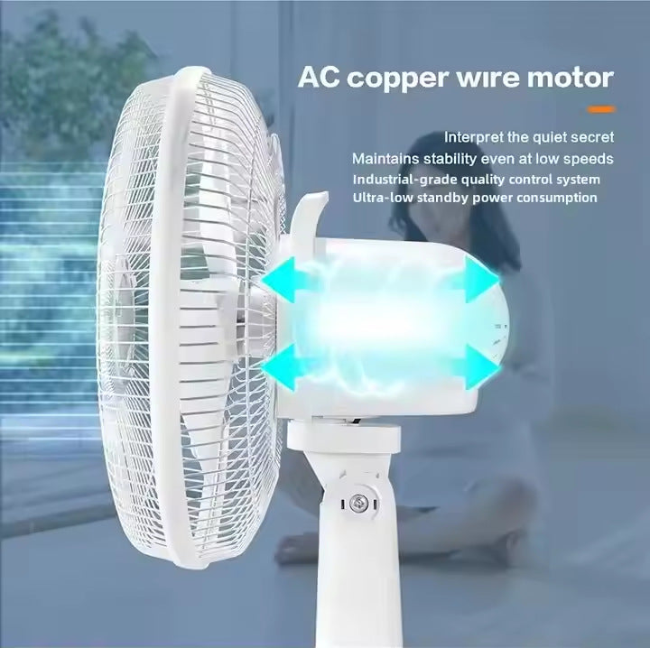 Unisex Solar-powered Stand Fan Stornfield