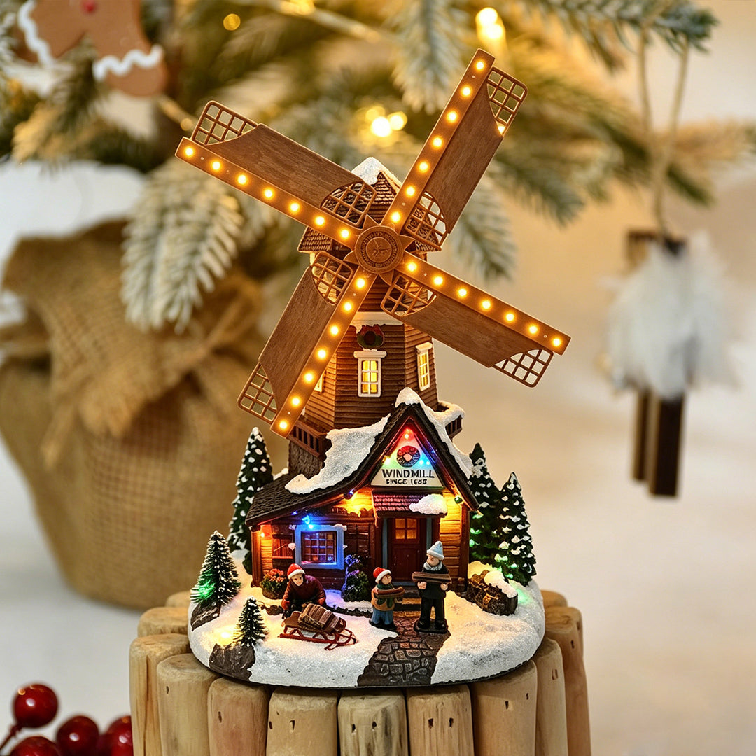 Nostalgic Christmas Windmill Decoration Stornfield