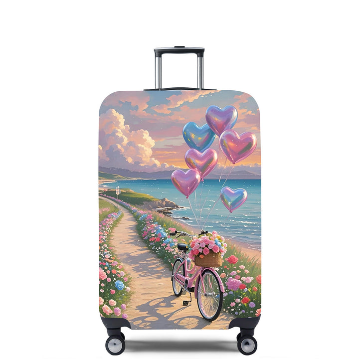Women's Hard Shell Suitcase with Playful Balloon Design Stornfield