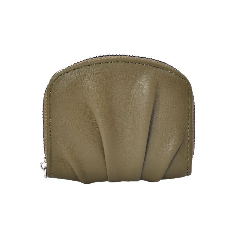 Sophisticated Textured Leather Coin Pouch Stornfield