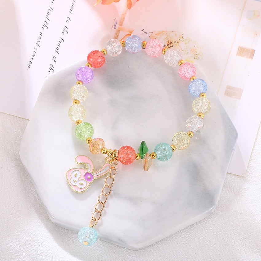 Playful bracelet with colorful glass beads Stornfield