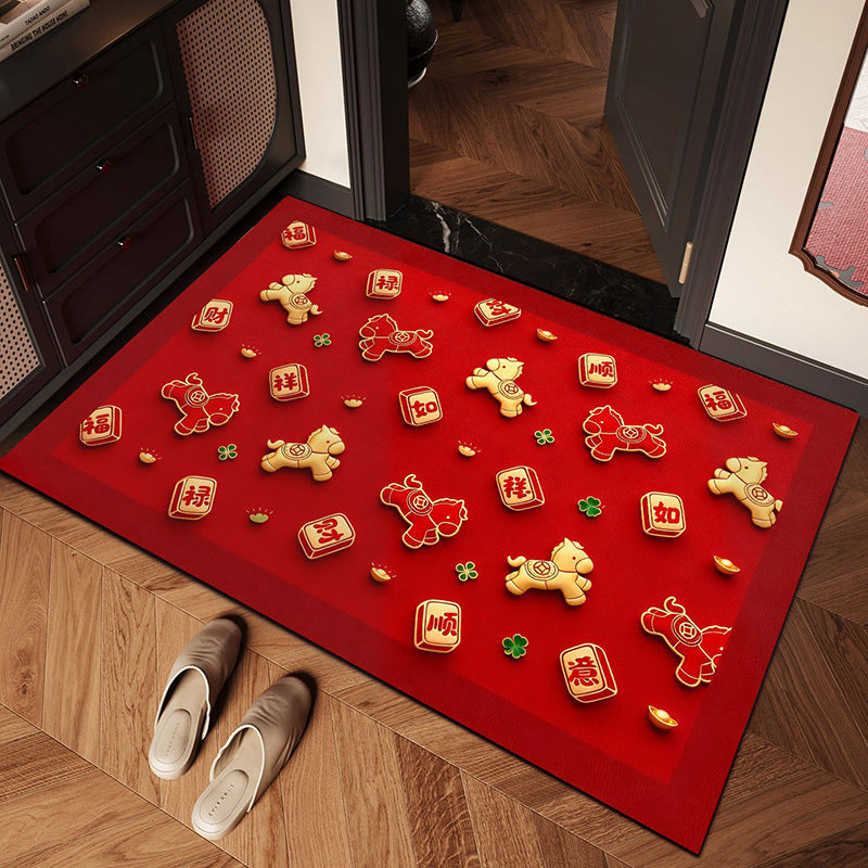 Festive Decorative Entryway Mat
