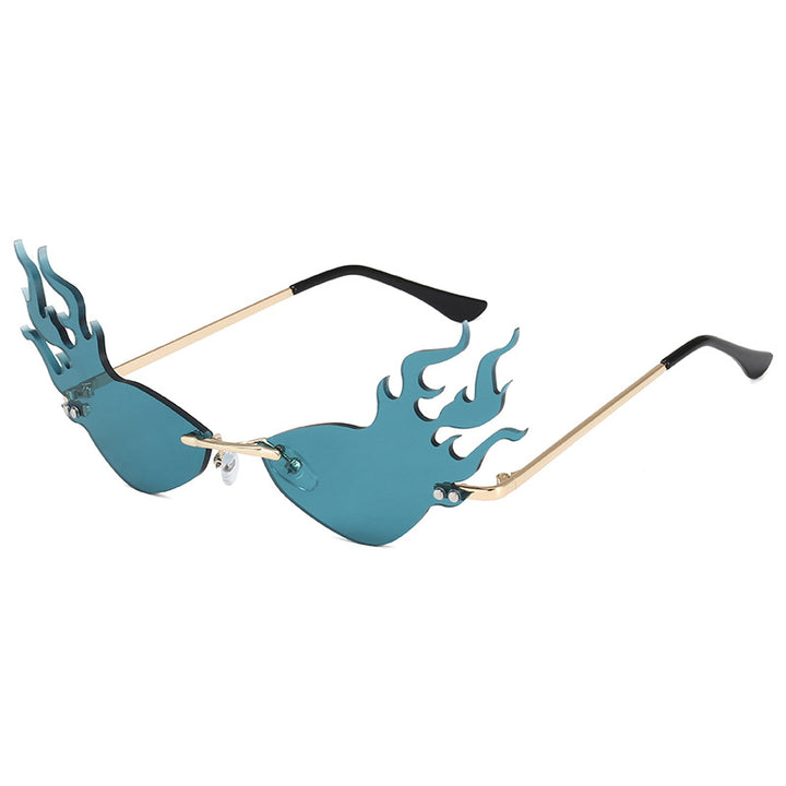 Women's fashionable sunglasses with flame-shaped design Stornfield
