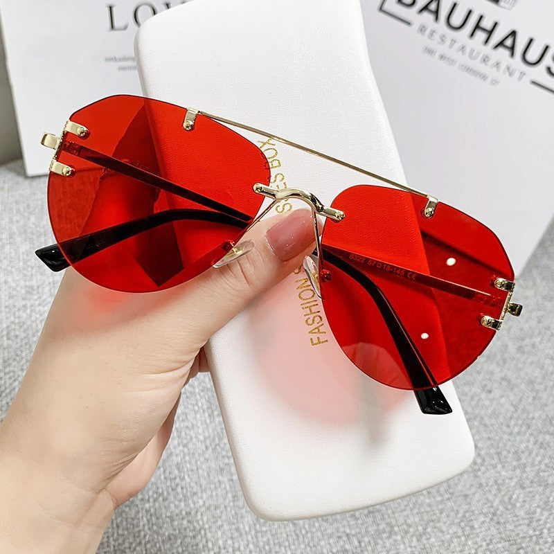 Ladies trendy sunglasses in elegant, polygonal design Stornfield