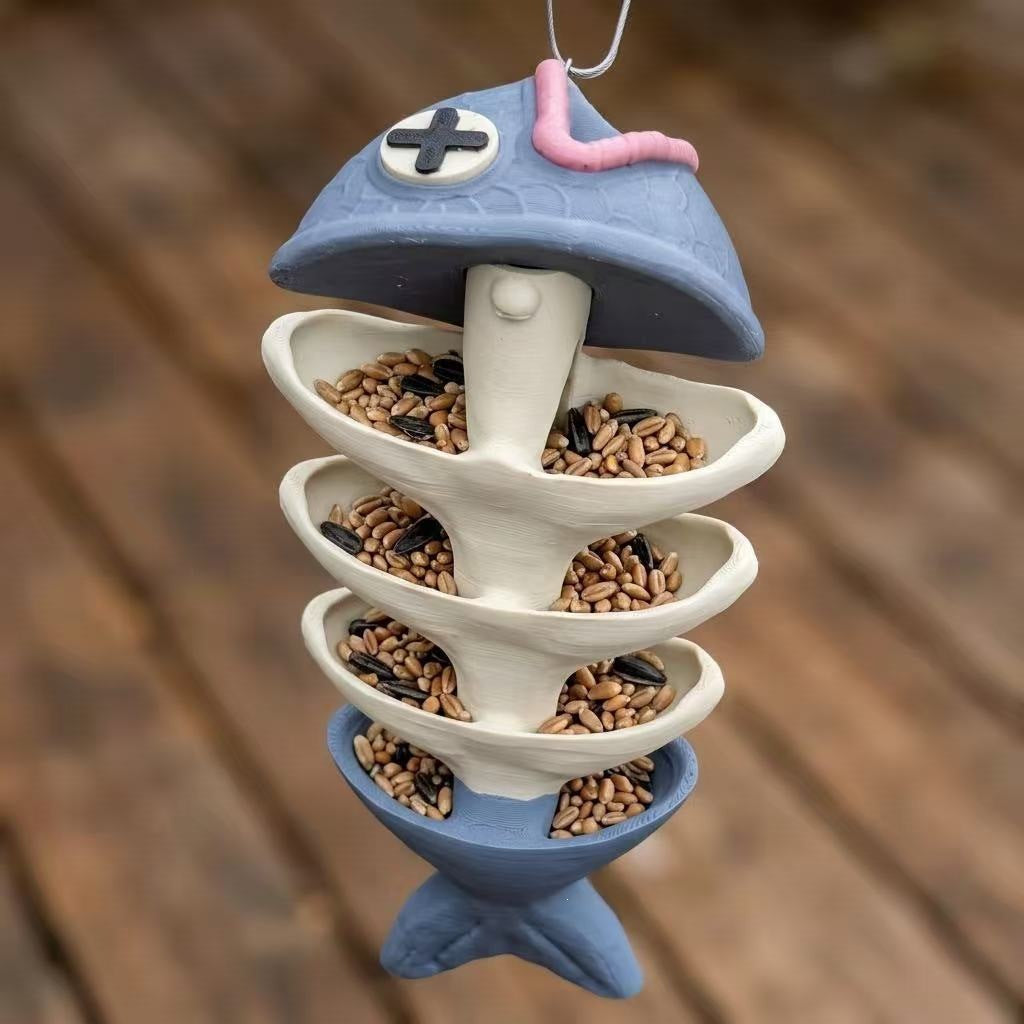 Creative Fish-Shaped Bird Feeder Stornfield