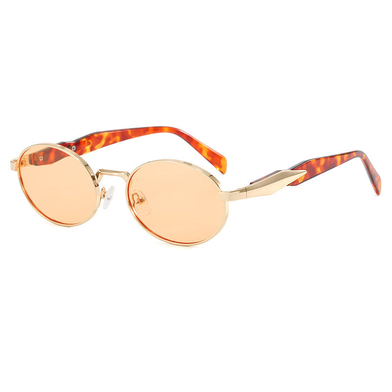 Women's designer sunglasses with high-quality round frame and protective UV filter Stornfield