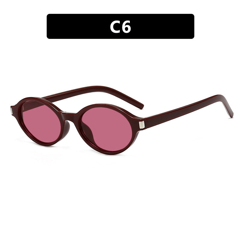 Women's elegant round sunglasses with modern frame Stornfield