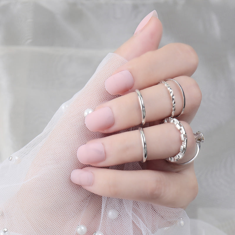 Matte Press-On Nail Set Stornfield