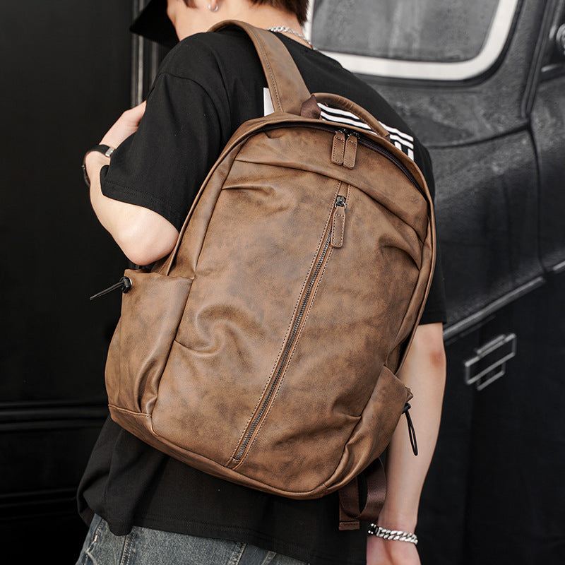 Elegant Backpack Made of Durable Faux Leather with Multifunctional Compartments Stornfield