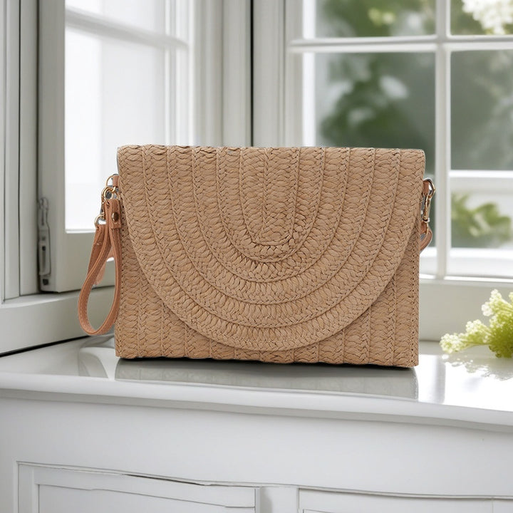 Woven Natural Material Crossbody Bag Stornfield