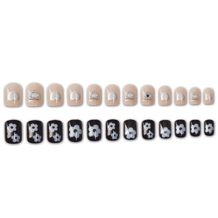Artistic Heart-Inspired Nail Art Extensions Stornfield