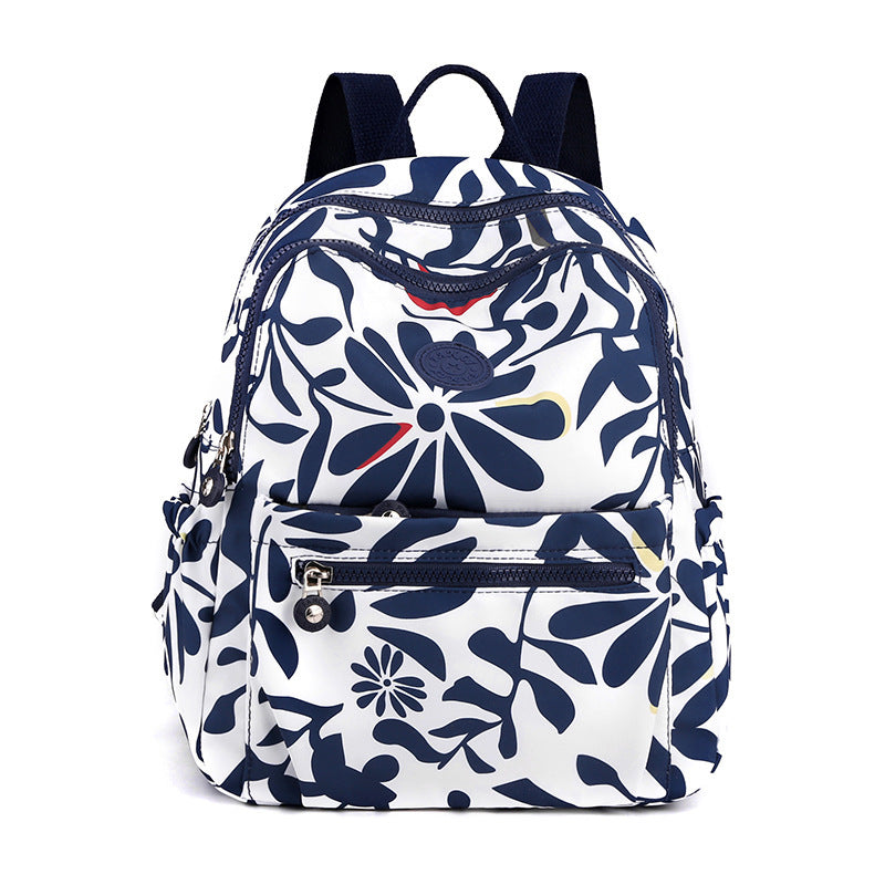 stylish backpack with fashionable floral pattern Stornfield