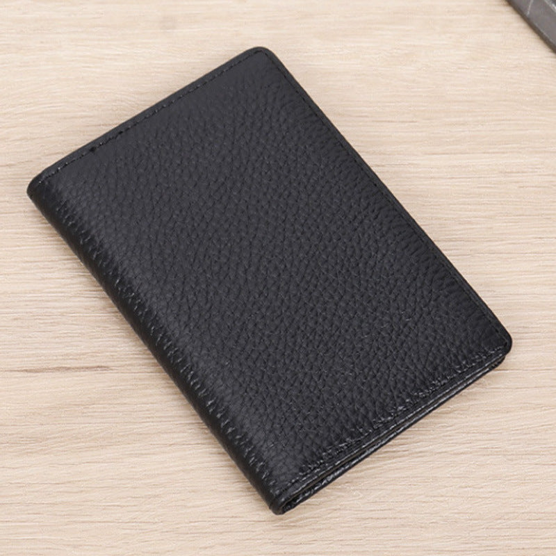 Premium Textured Leather Card Holder Stornfield