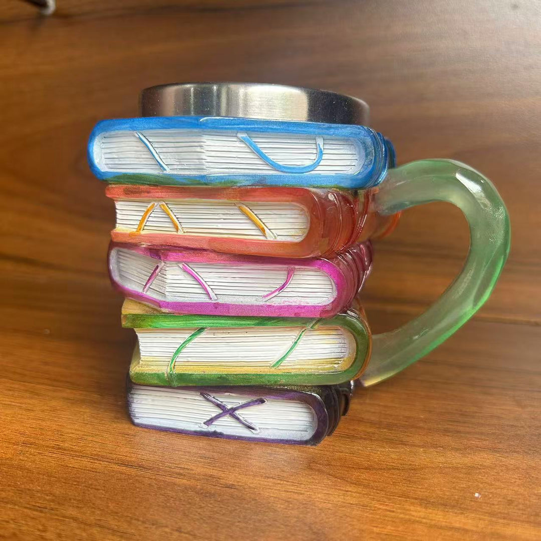 Creative Book Stack Mug Stornfield