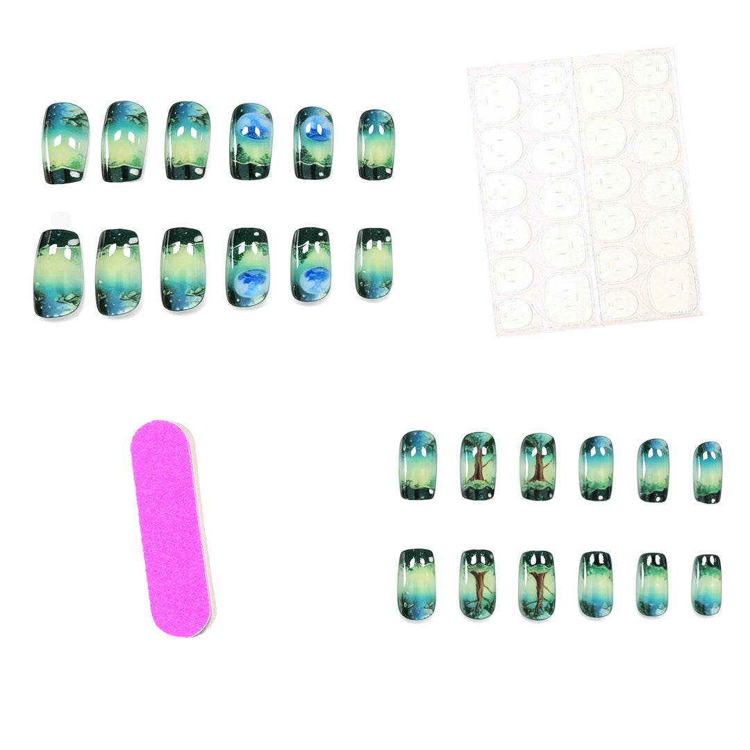 Artistic Nature-Inspired Nail Art Enhancements Stornfield